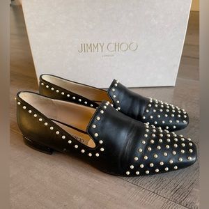 Jimmy Choo Jaida Flat in Black 37.5
